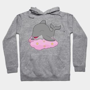 Dolphin Clouds Stars Hoodie